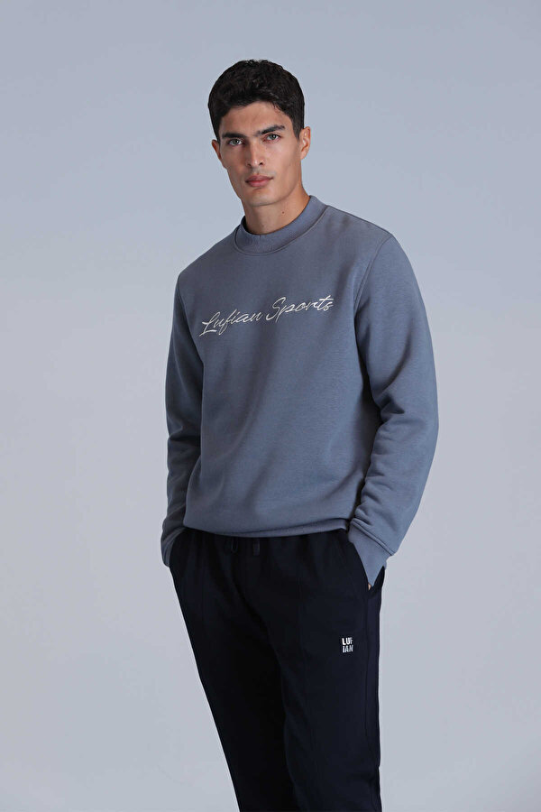 Erkek Loved Sweatshirt 112030137 Koyu Mavi
