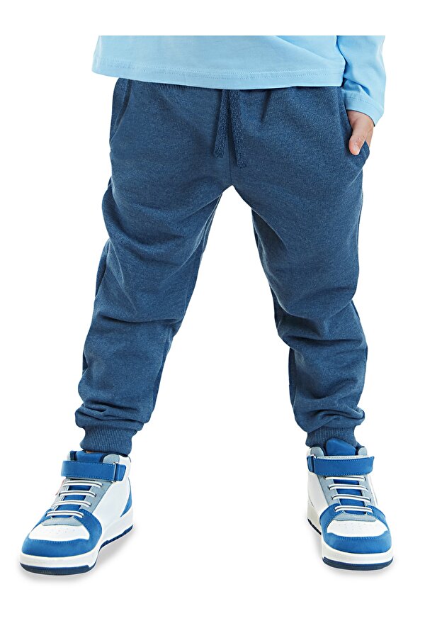 Basic Unisex İndigo Eşofman Altı