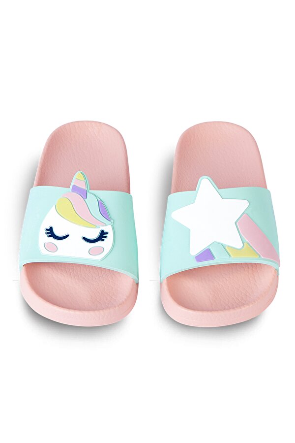 Unicorn Kız Çocuk Terlik