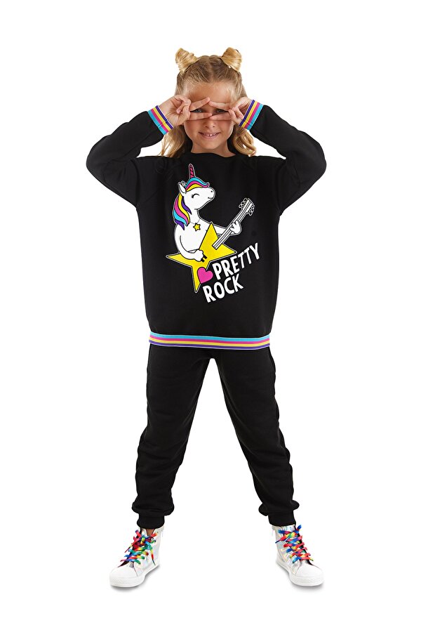 Rock Unicorn Kız Çocuk Eşofman Takım