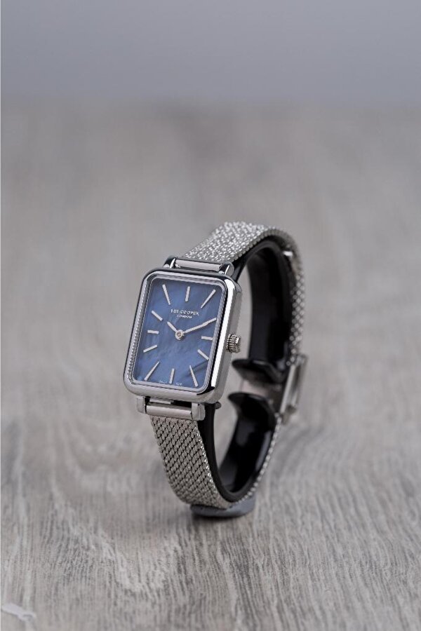 LC07815 Dikdörtgen 6 Renk Hasır Kordon Kadın Kol Saati