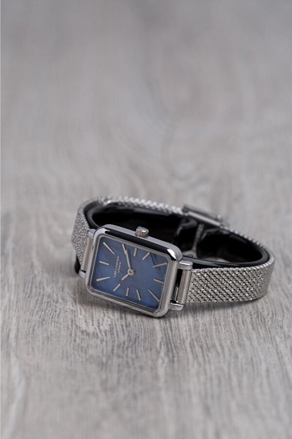 LC07815 Dikdörtgen 6 Renk Hasır Kordon Kadın Kol Saati