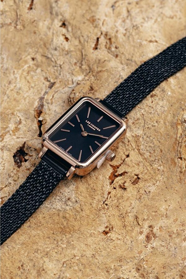 LC07815 Dikdörtgen 6 Renk Hasır Kordon Kadın Kol Saati