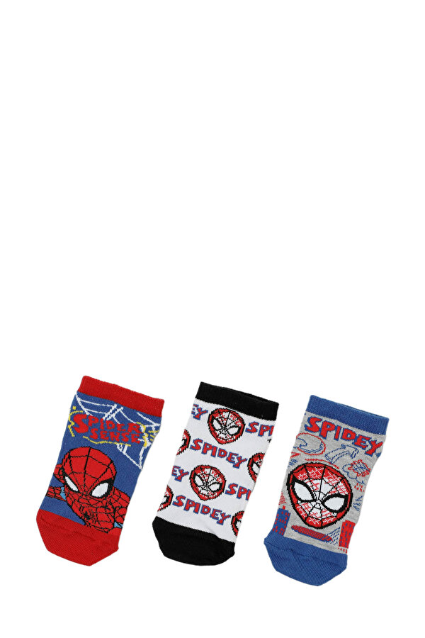 SPIDER 3 LU PTK B-4PR Mavi Erkek Çocuk Çorap