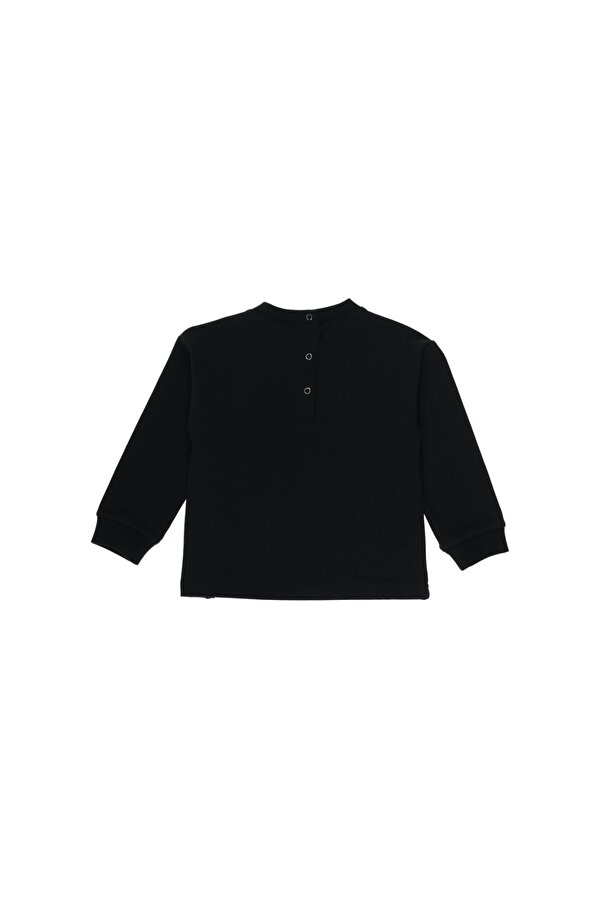 Kız Çocuk  3 Boyutlu Kaset Baskılı Sweatshirt