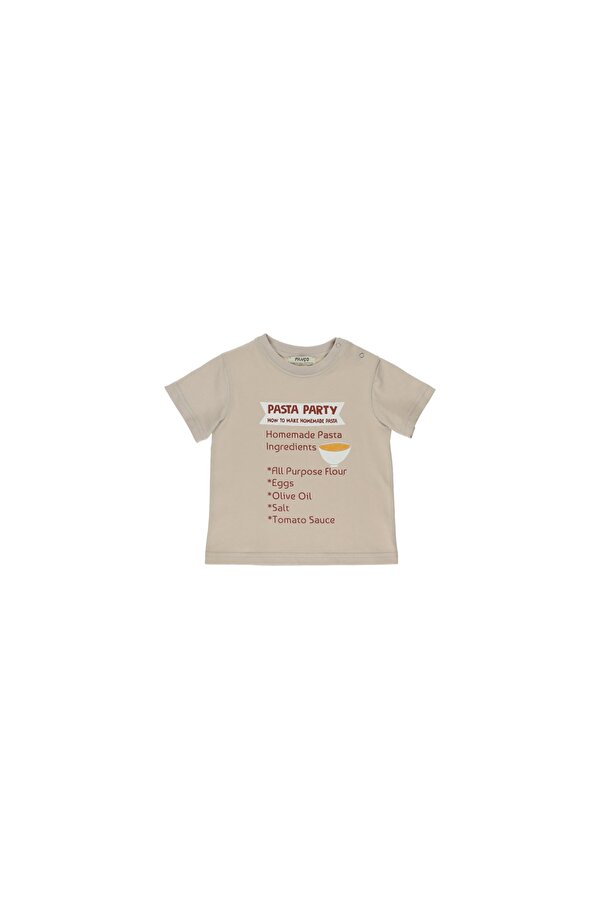 Erkek Çocuk  Baskılı Kısa Kollu T-shirt