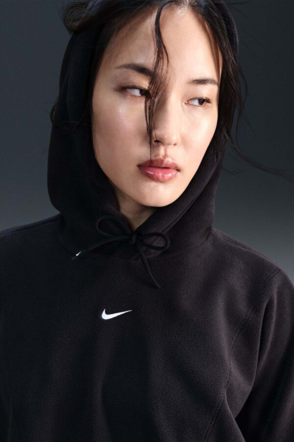 W NK MILER TOP SS Siyah Kadın Sweatshirt