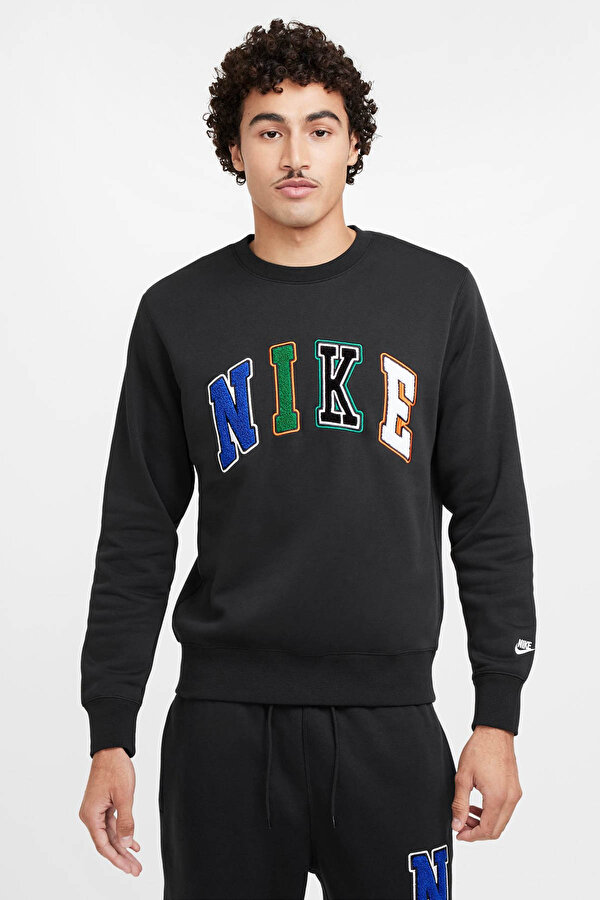 W NK MILER TOP SS Siyah Erkek Uzun Kol T-Shirt