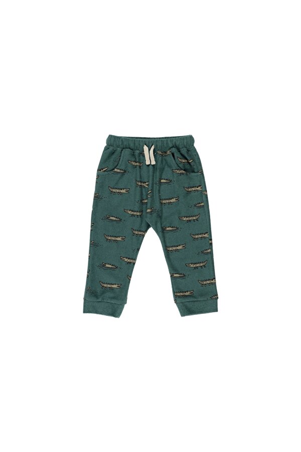 Erkek Çocuk  Timsah Baskılı Eşofman Altı