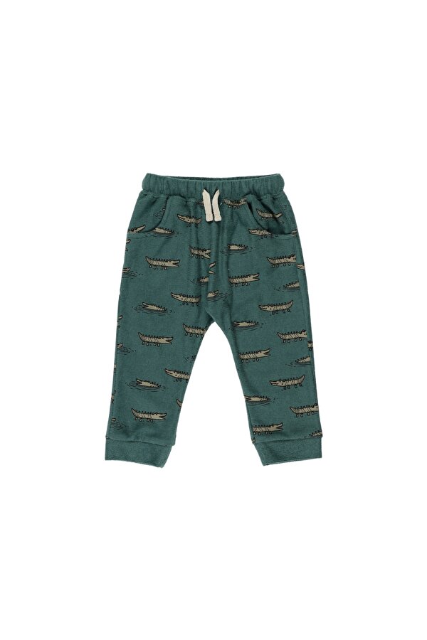 Erkek Çocuk  Timsah Baskılı Eşofman Altı