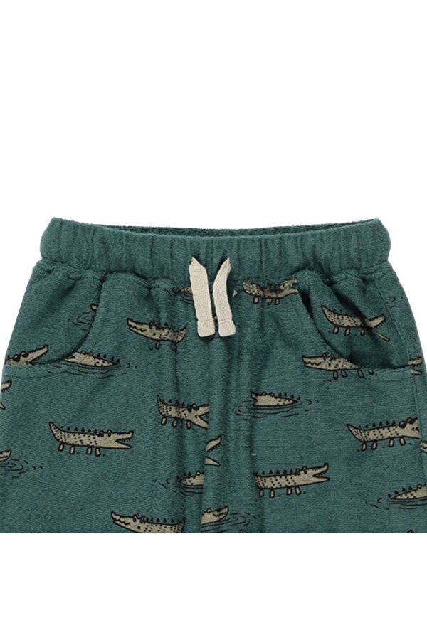 Erkek Çocuk  Timsah Baskılı Eşofman Altı