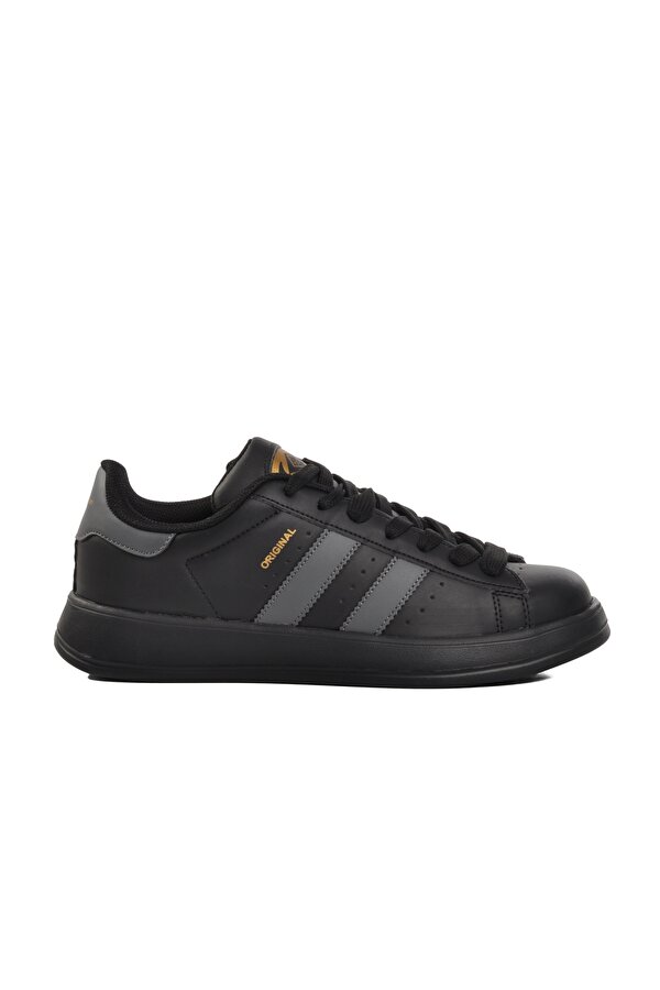 B-573 Siyah Unisex Bağcıklı Sneaker