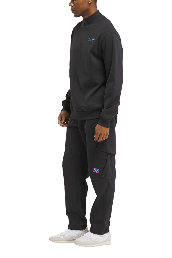 Reebok Cl Uniform Mock Neck Midl Черный Взрослый, Унисекс Джемпер