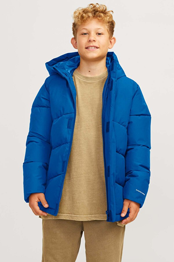 JJWORLD PUFFER JACKET JNR Mavi Erkek Çocuk Mont
