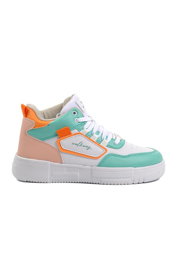 Nefertiti Beyaz-Sarı Unisex Hi Sneaker