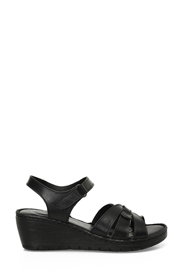161886.Z5FX Siyah Kadın Comfort Sandalet
