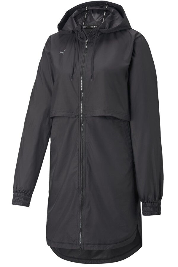 521791-01 Modest Activewear Rain Jkt Uzun Kadın Mont Yağmurluk Kadın Kaban