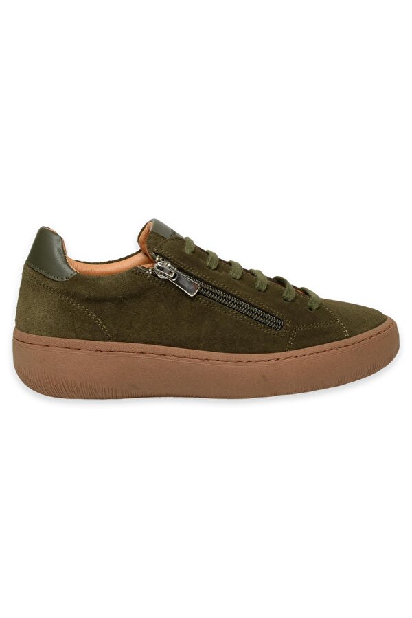D24Ka-380 Günlük Sneakers Haki Kadın Spor Ayakkabı