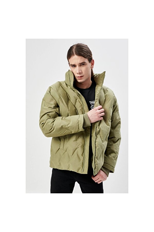 Puffer Erkek Haki Mont