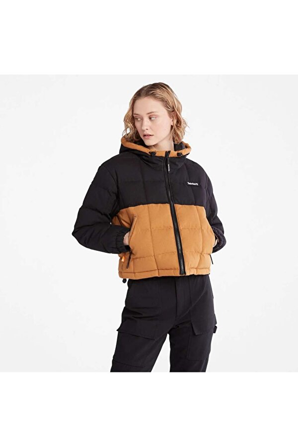 Hooded Puffer Kadın Kapüşonlu Mont
