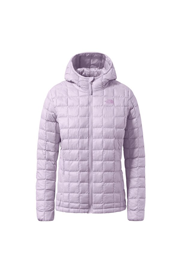 Thermoball Eco Hoodie 2.0 Kadın Mor Kapüşonlu Mont