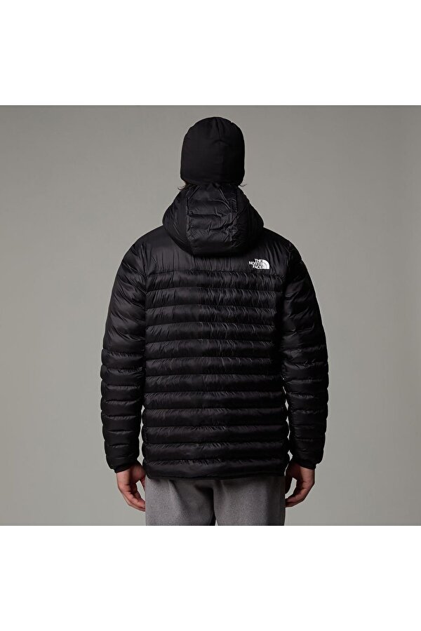 Terra Peak Hoodie Erkek Siyah Kapüşonlu Mont