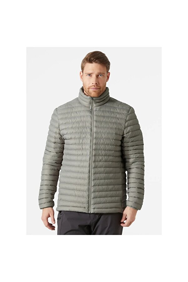 Sirdal Insulator Erkek Gri Dik Yaka Mont