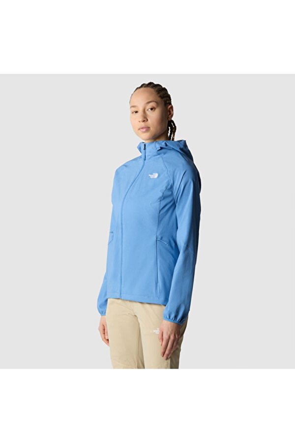 Nimble Hoodie Kadın Mavi Dik Yaka Hoodie