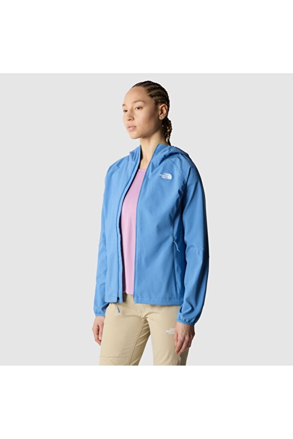 Nimble Hoodie Kadın Mavi Dik Yaka Hoodie