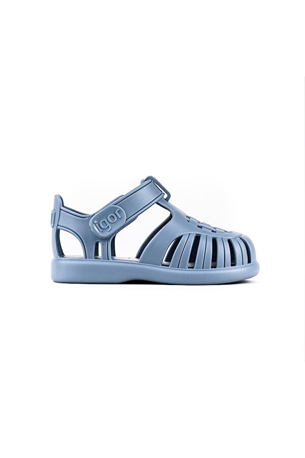 Tobby Solid Çocuk Mavi Sandalet
