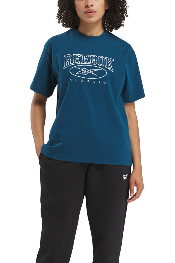 Reebok Ae Tee Голубой 008 Женщина Футболка