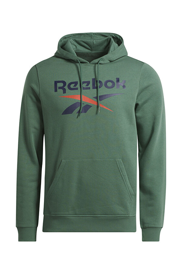 Reebok Reebok Identity Big Logo Зеленый 010 Мужчина Толстовка С Капюшоном