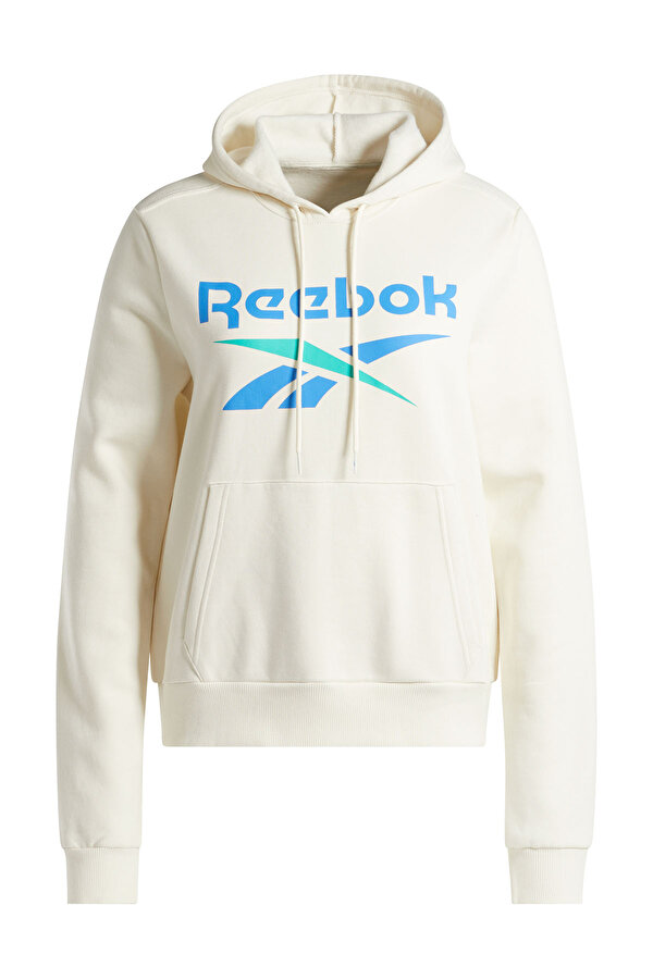 Reebok Reebok Identity Big Logo Бежевый 003 Женщина Толстовка С Капюшоном