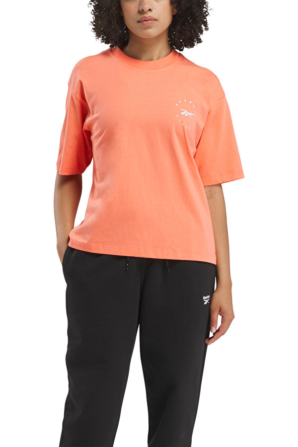 Q3 IDE TEE PINKISH ORANGE Woman 054