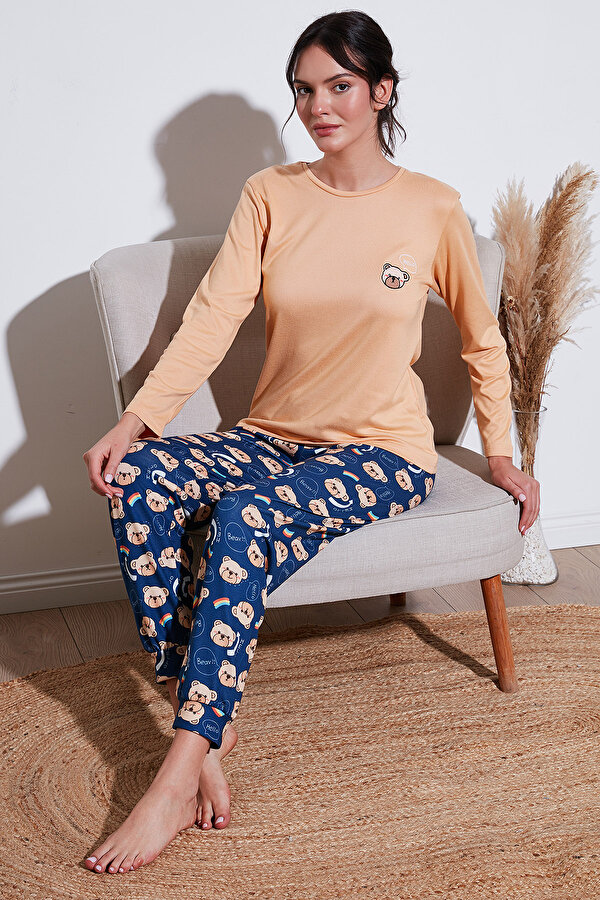 Bayan Pijama Takımı 65714101 ŞEFTALİ