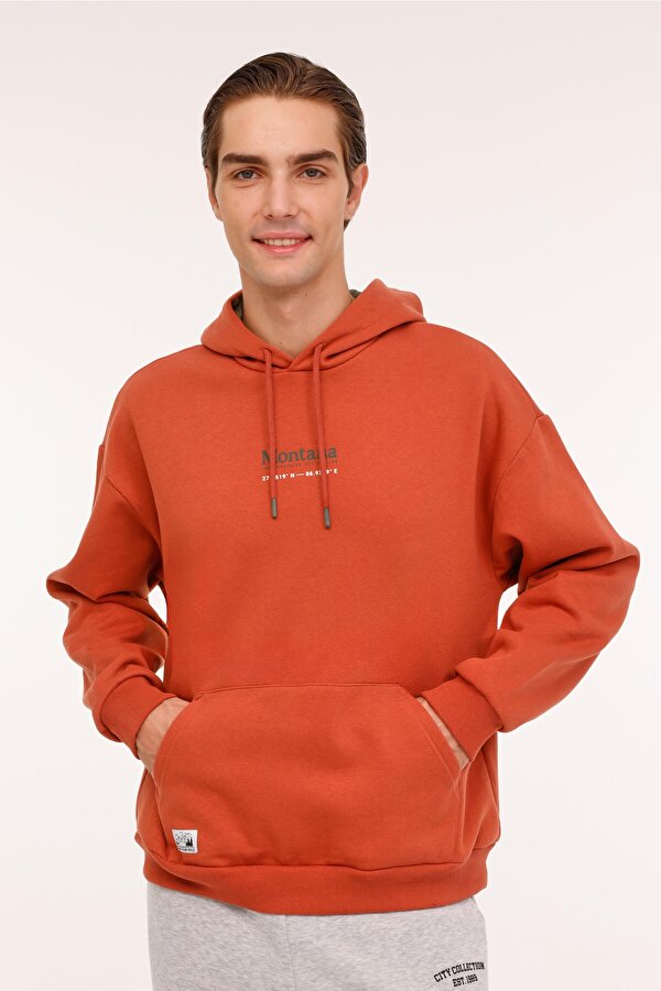 ML MOUNTAIN 17OTD105 4PR Kiremit Erkek Sweatshirt