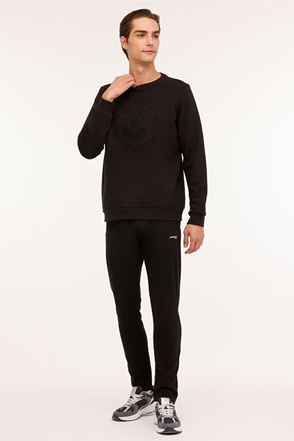 Lumberjack Ml Aron 16Sd4001 4Pr Черный Мужчина Джемпер