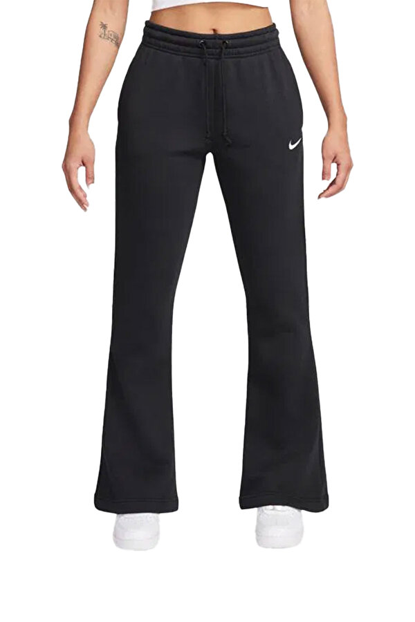 Nike W Nsw Phnx Flc Mr Flare P Черный Женщина Спортивные Брюки
