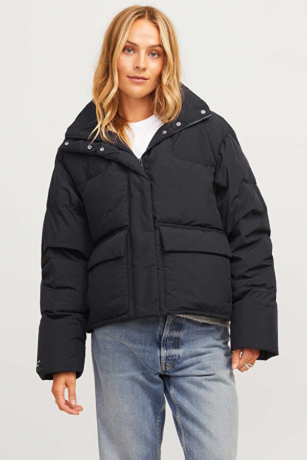 JXMORRIT PUFFER DOWN JACK Siyah Kadın Mont