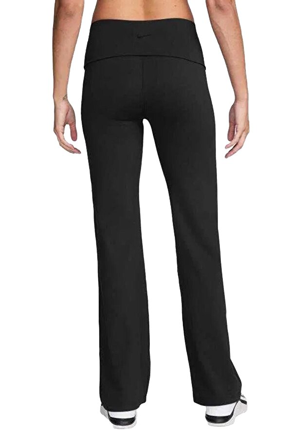 W NK DF ONE HR FLDOVR PAN BLACK Woman Single Bottom