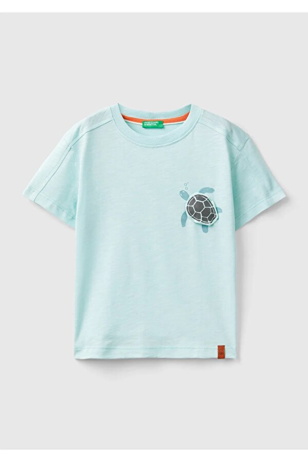Unıted Colors Of Benetton Erkek Bebek Tshirt 3BR4G10EL
