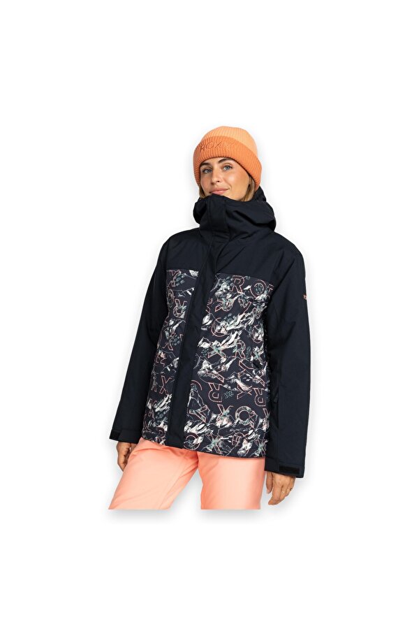 Erjtj03484 Galaxy Jk Snowboard Ceketi Siyah Kadın Mont