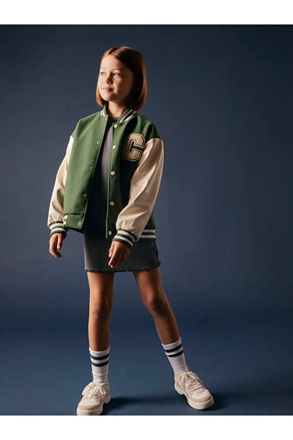Nknmiley Unisex Çocuk Bomber Ceket