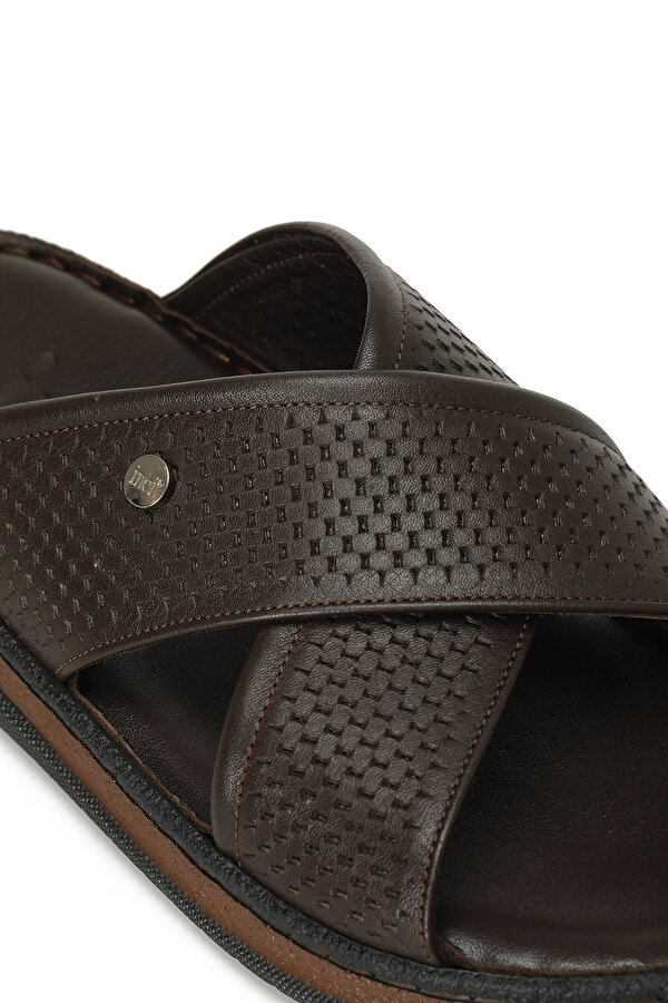 INCI VALERA 5FX Kahverengi Erkek Terlik