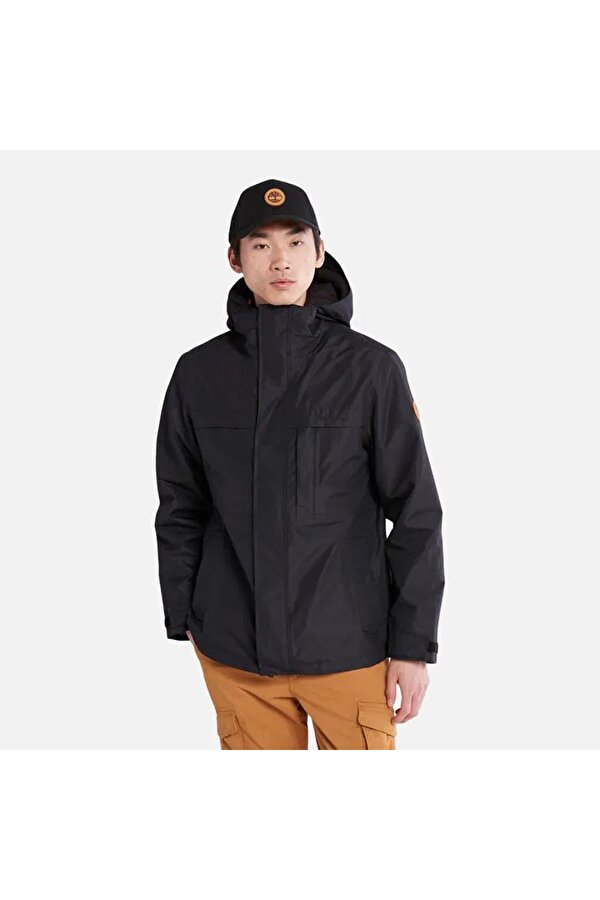 Benton Waterproof 3in1 Erkek Siyah Kapüşonlu Mont