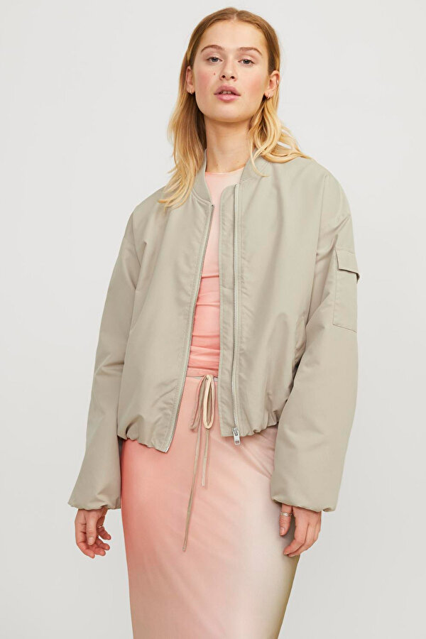 JXLEILA BOMBER JACKET OTW GRI Kadın Ceket