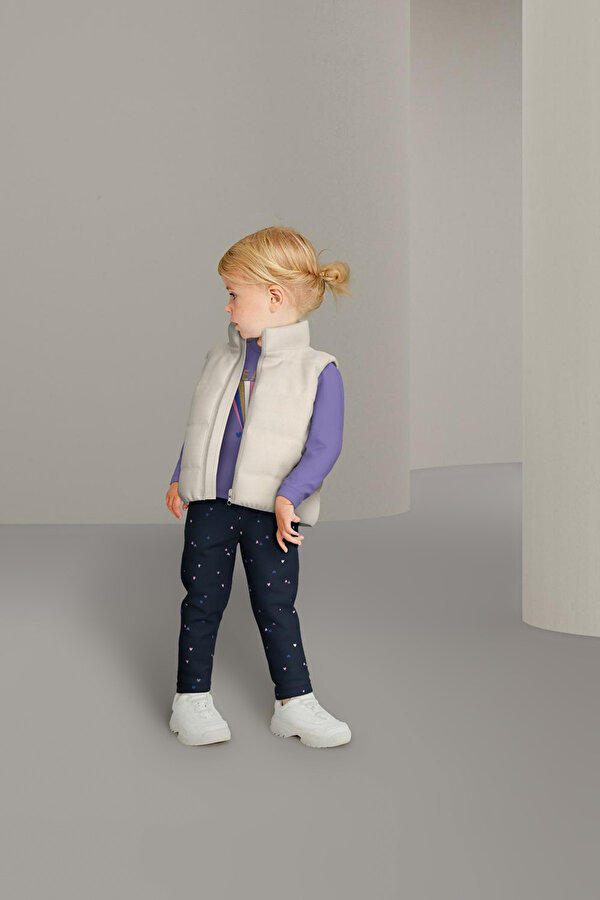 NMFMELLOW LONG PUFFER Bej Kız Çocuk Yelek