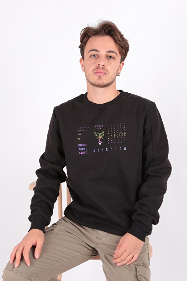 5174 Erkek 3 İplik Sweatshirt