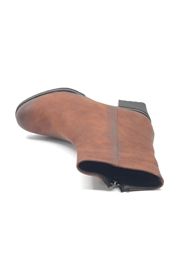 2295 Kauçuk Taban Topuklu Kadın Bot