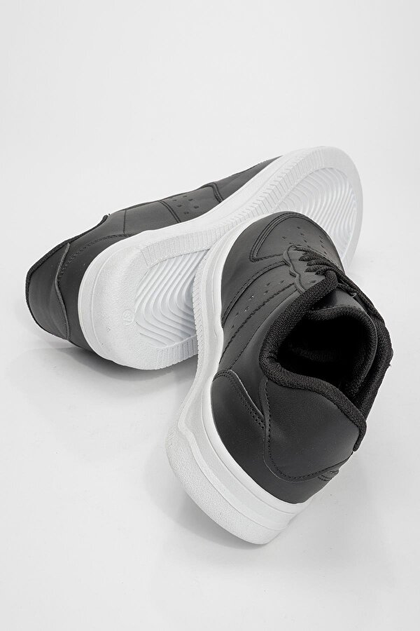 Bağcıklı Erkek Spor Ayakkabı SİYAH BEYAZ